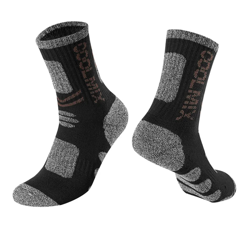 Winter Professional Outdoor Sport Cycling Socks Men  Basketball Football Soccer Running Trekking Socks Autumn