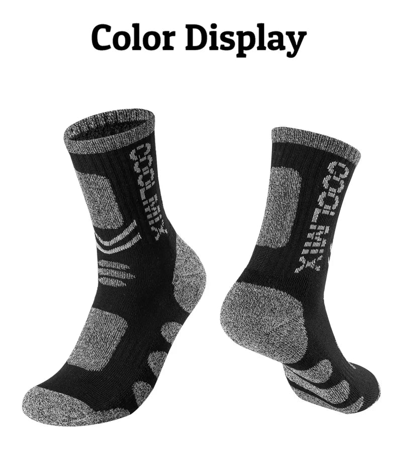 Winter Professional Outdoor Sport Cycling Socks Men  Basketball Football Soccer Running Trekking Socks Autumn