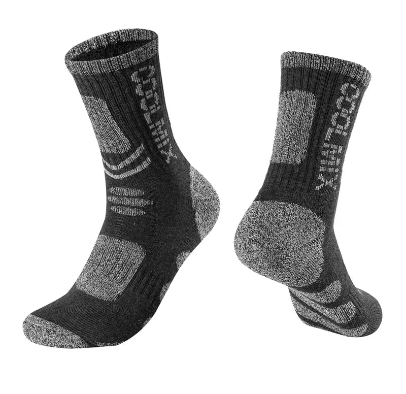 Winter Professional Outdoor Sport Cycling Socks Men  Basketball Football Soccer Running Trekking Socks Autumn