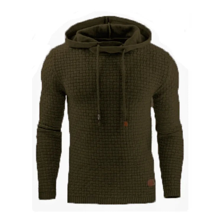 Sweater Men Autumn Winter Warm Knitted Men's Sweater Casual Hooded Pullover Men Cotton Sweatercoat Pull Homme Plus Size 5XL