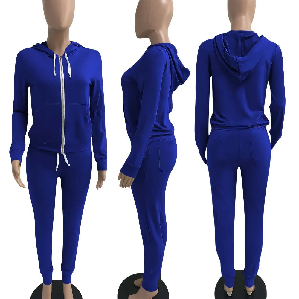 11 Colors fall winter 2 Piece Pants Set Women fall 2025 women clothes Hoodies Sweatshirt Outfit two piece pants set clothes