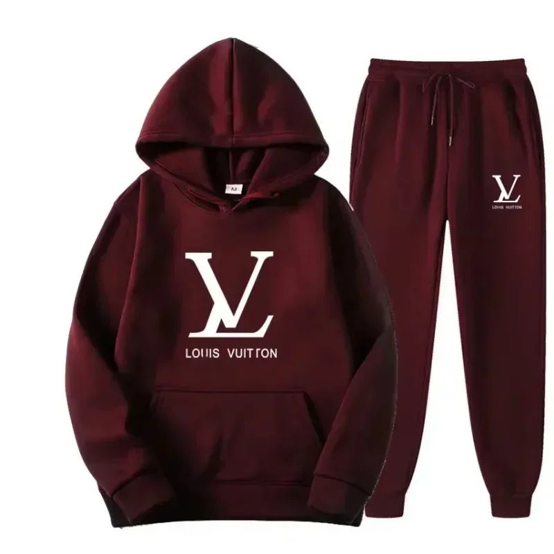 New-style couple outfits and casual pants for the autumn and winter of 2025, as well as outdoor fashionable jogging sets