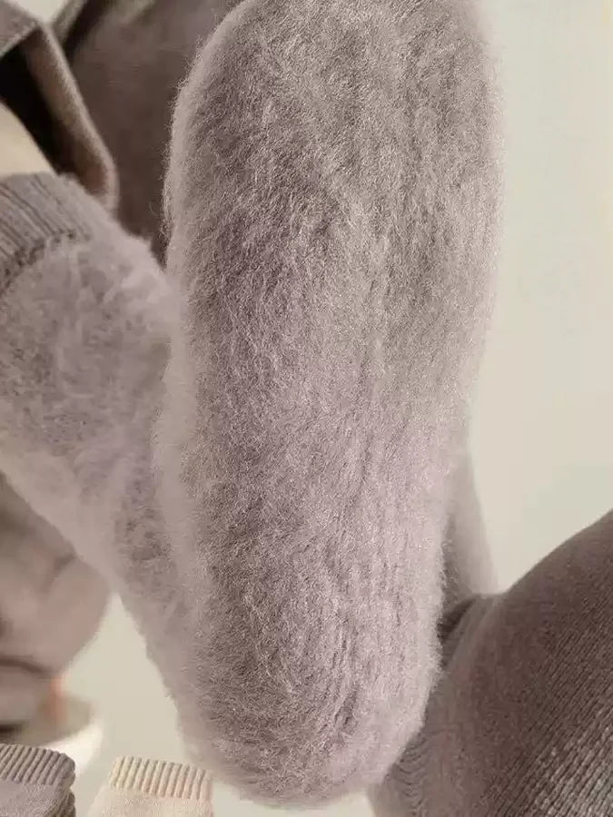 Winter Thermal Socks for Men Thickened Fleece Lined Long Socks Cashmere Feel Heat Retention Cold Weather Warm Sock Outdoor Sking