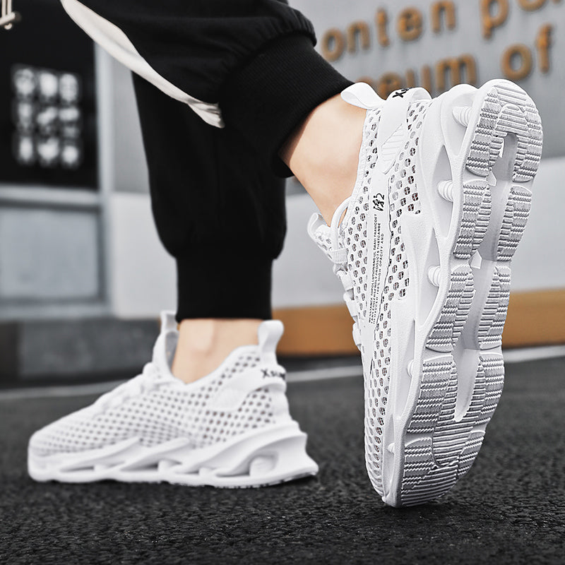 Men Shoes Summer 2023 New Breathable Mesh Hollow Tennis Shoes Man Running Sneakers Casual Sports Walking Shoes Tenis Masculino