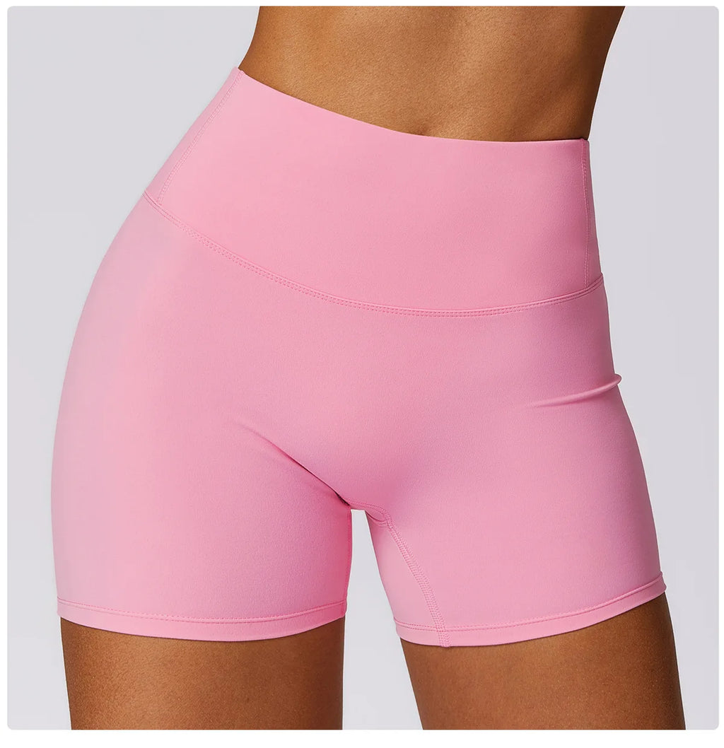 High Waist Workout Shorts Gym Wear Woman Fitness Outfits Yoga Pants Women Soft Workout Tights Spandex Solid Seamless Shorts
