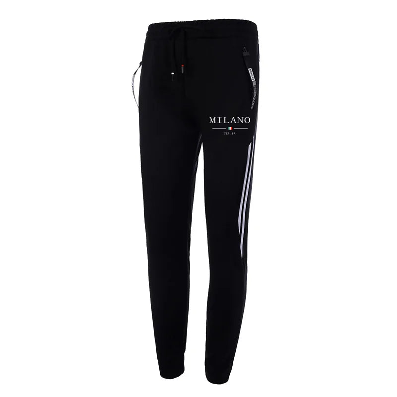 Fall Winter Daily Casual Sporty Jogger Set Fitness Jacket Outfit 2025 New Arrival Men's Tracksuit Zip-up Hoodie Black Sweatpants