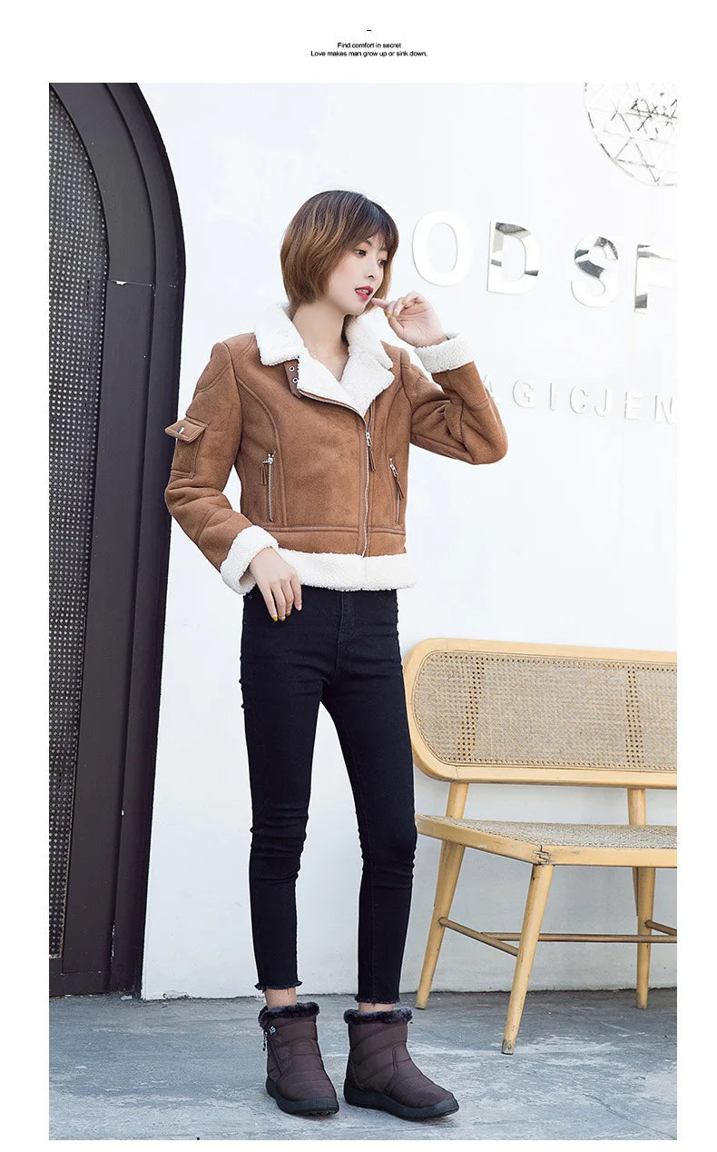 Winter Women Boots Thick Bottom Ankle Boots Women Waterproof Boots Fashion Women Shoes Solid Color Ladies Shoes Female Sneakers
