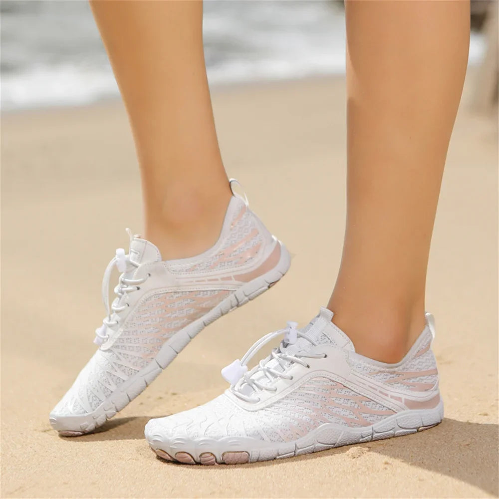 Women Men Aqua Shoes Beach Barefoot Water Sports Sneakers Unisex Summer Lightweight Quick Dry Outdoor Upstream Wading Swimming