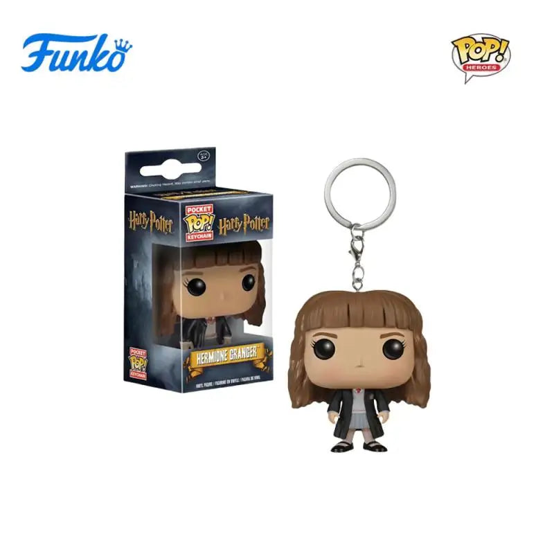 FUNKO POP Classic Film characters Dumbledore Harry Potter Lord Voldemort Hermione Toy Figures Collection Model Toys Key Chain