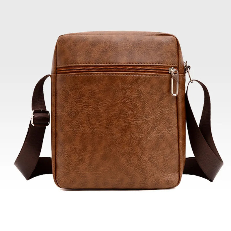 Men's Genuine Leather Crossbody Shoulder Bags High quality Tote Fashion Business Man Messenger Bag Leather Bags fanny pack