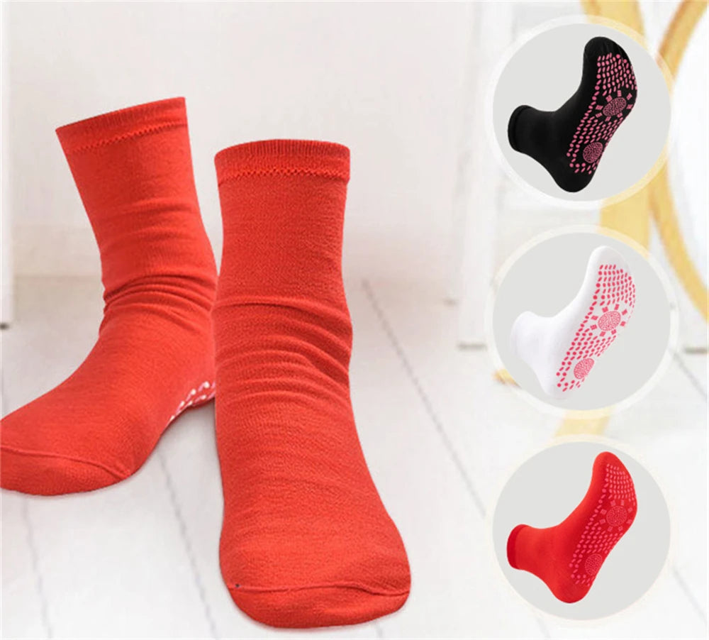 Winter Warm Magnetic Socks for Men and Women, Self-Heating Massage Therapy Comfortable Socks