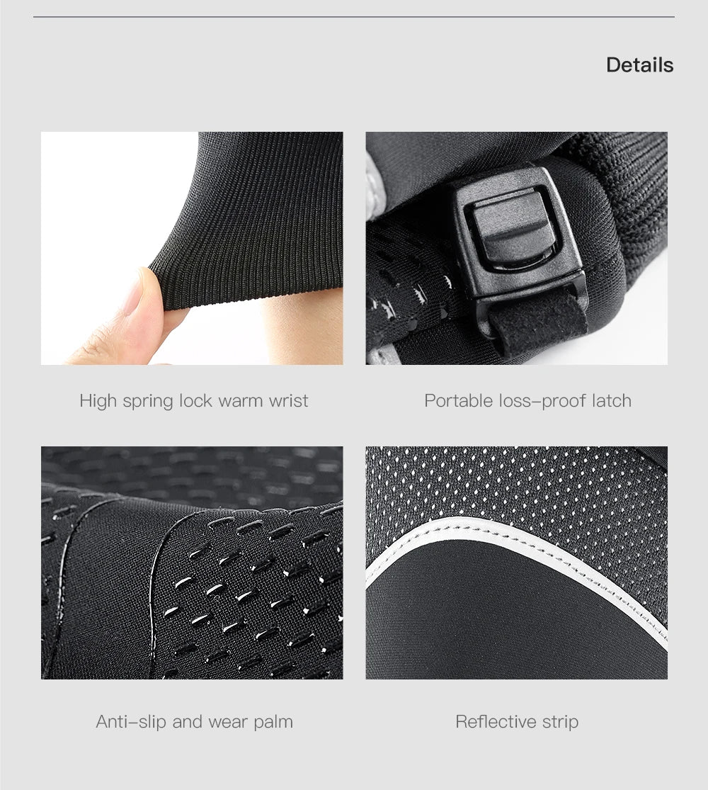 Winter Cycling Gloves for Men Women Warm Biking Glove for Riding Bicycle Gloves Waterproof Touchscreen Accessories Hiking Gloves