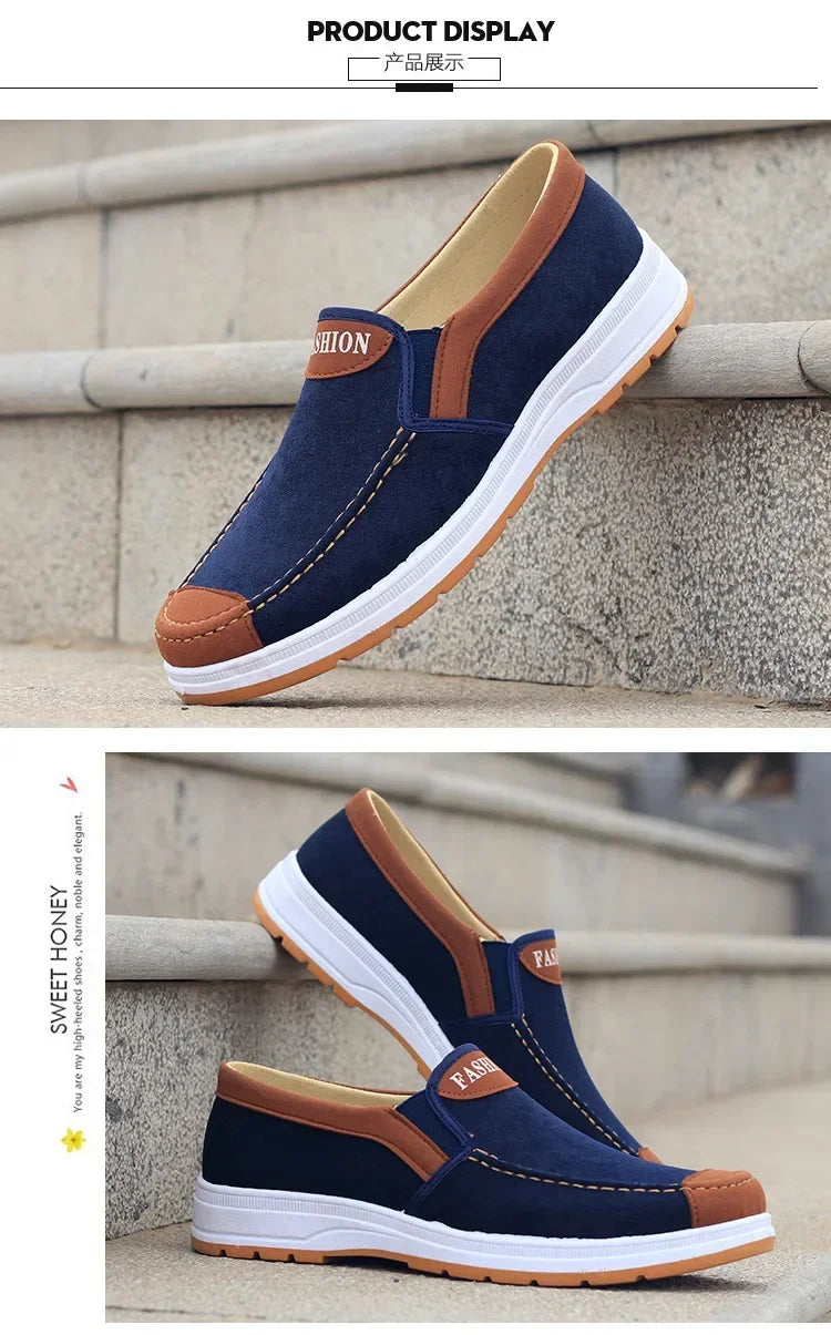tenis masculino 2025 Summer Men Sneakers Lazy Flat Bottomed Person Casual Sneakers Comfortable And Lightweight Man Shoes