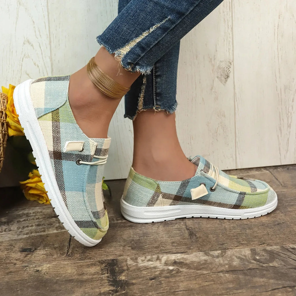 Women Canvas Shoes Summer Woman Fashion Breathable Lace Up Sports Shoes Women Platform Walking Designer Shoes Causal Sneakers