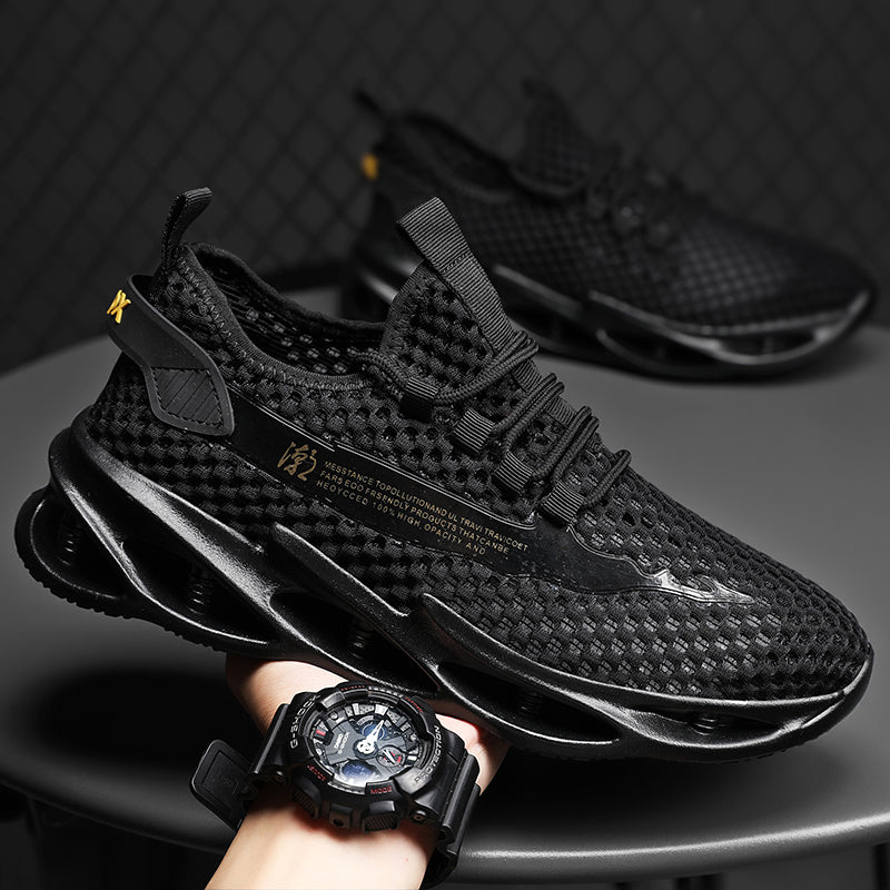 Men Shoes Summer 2023 New Breathable Mesh Hollow Tennis Shoes Man Running Sneakers Casual Sports Walking Shoes Tenis Masculino