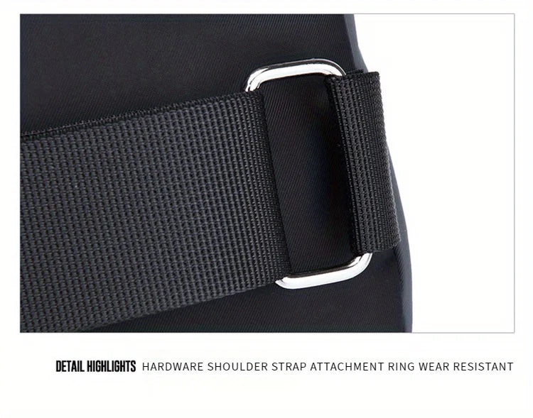 1pc Men's Casual Crossbody Bag, Fashion Sports Travel Oxford Cloth Sling Bag