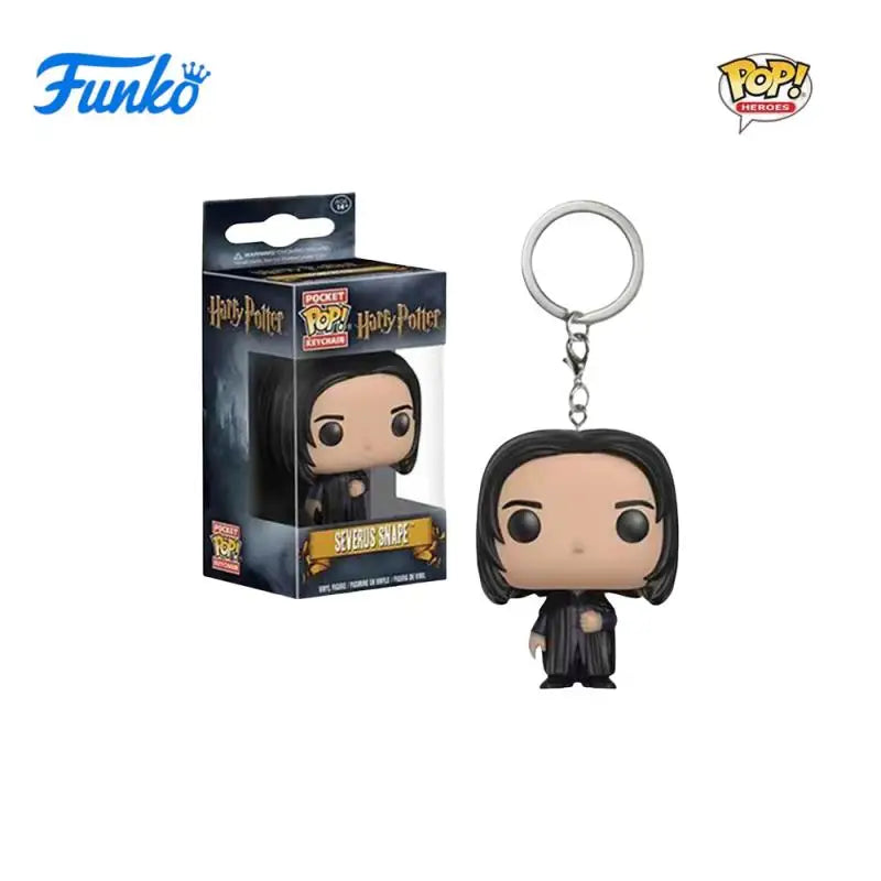 FUNKO POP Classic Film characters Dumbledore Harry Potter Lord Voldemort Hermione Toy Figures Collection Model Toys Key Chain
