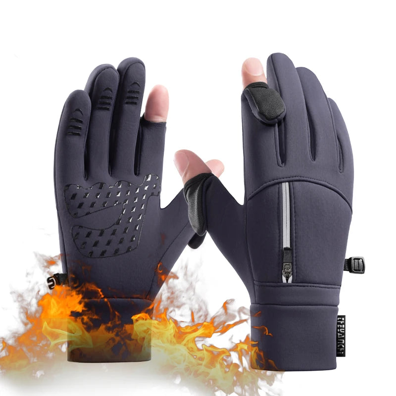 Winter Gloves for Men Women Touch Screen,Cold Weather Thermal Sport Gloves for Fishing Running Cycling Driving, Warm Windproof