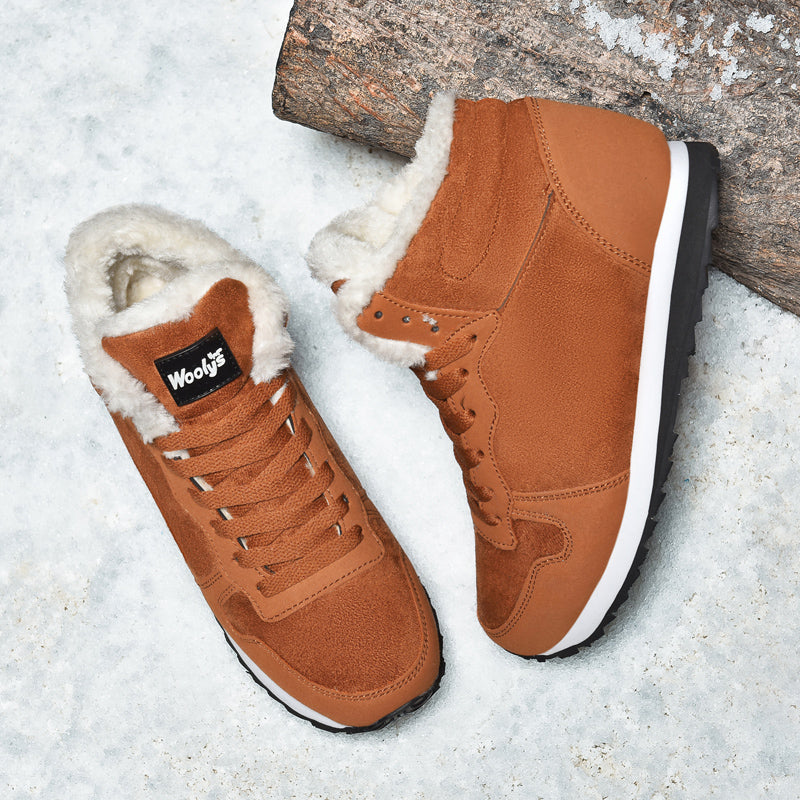 Winter Men Boots Casual Warm Ankle Boots Shoes for Man Sneakers Winter Plush Fur Woman Footwear Comfortable Platform Snow Boots