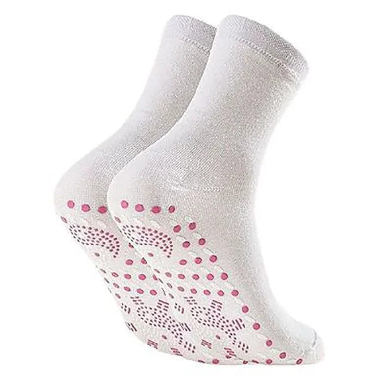Winter Self-Heating Socks Thermal Heated Socks Soft Elastic Thicken Anti-Slip Socks for Women Men Outdoor Cycling Ski Tube Sock