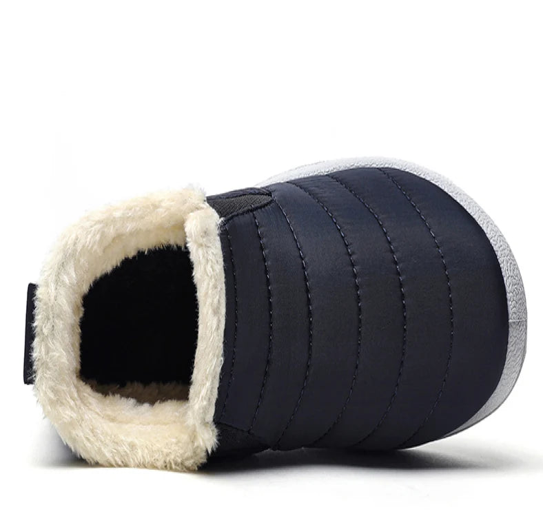 Men Boots Classics Waterproof Snow Boots For Winter Shoes Men's Black Fur Boots Ankle Winter Footwear Casual Botas Para Hombre