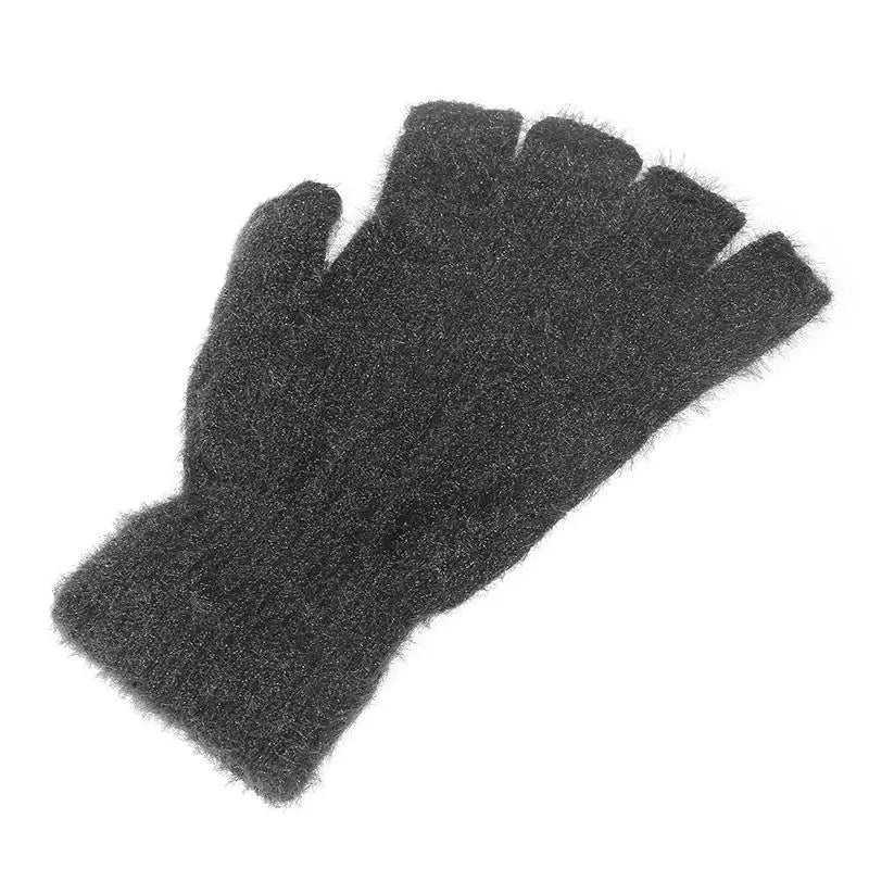 Children's Hat Scarf Gloves Suit Wool Monochrome Fried Dough Twists Warm Three Piece Children's Hat Scarf Gloves Suit