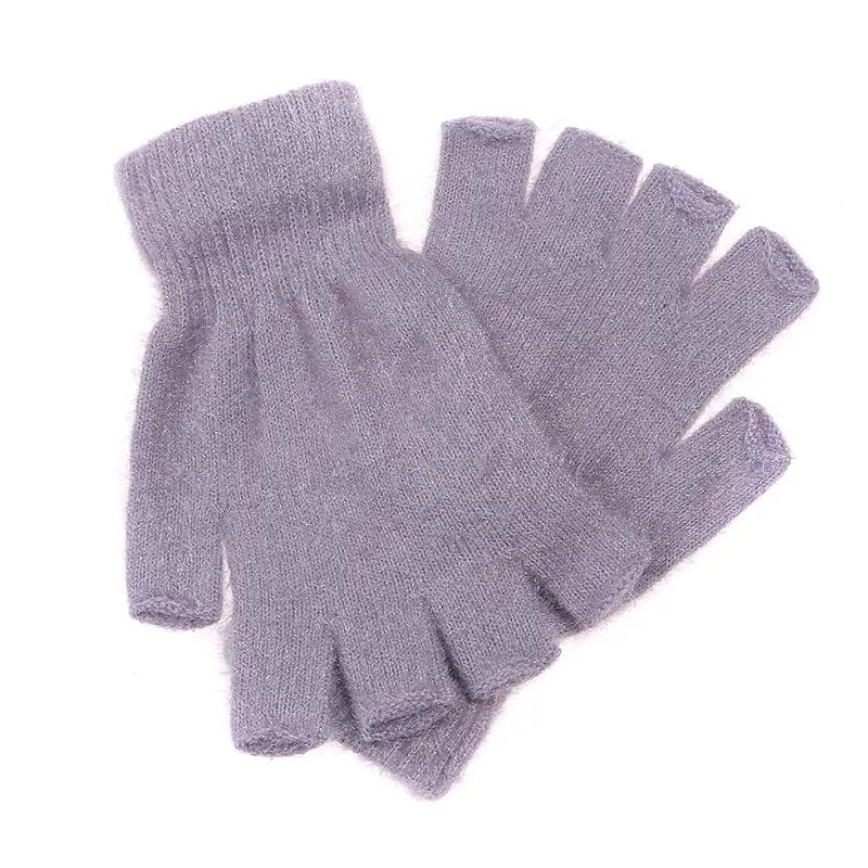Children's Hat Scarf Gloves Suit Wool Monochrome Fried Dough Twists Warm Three Piece Children's Hat Scarf Gloves Suit