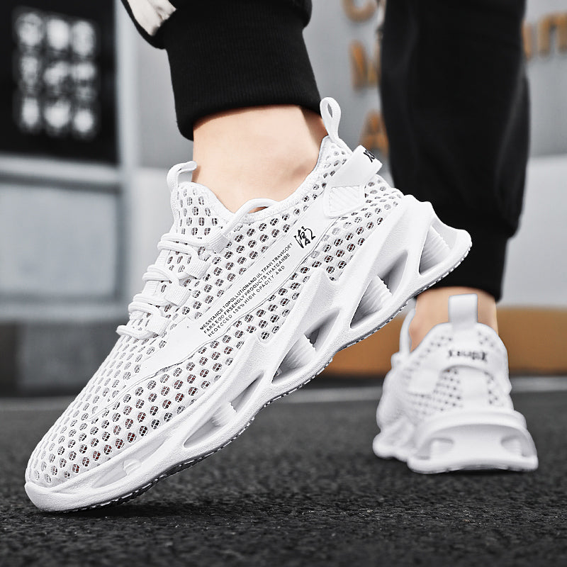 Men Shoes Summer 2023 New Breathable Mesh Hollow Tennis Shoes Man Running Sneakers Casual Sports Walking Shoes Tenis Masculino