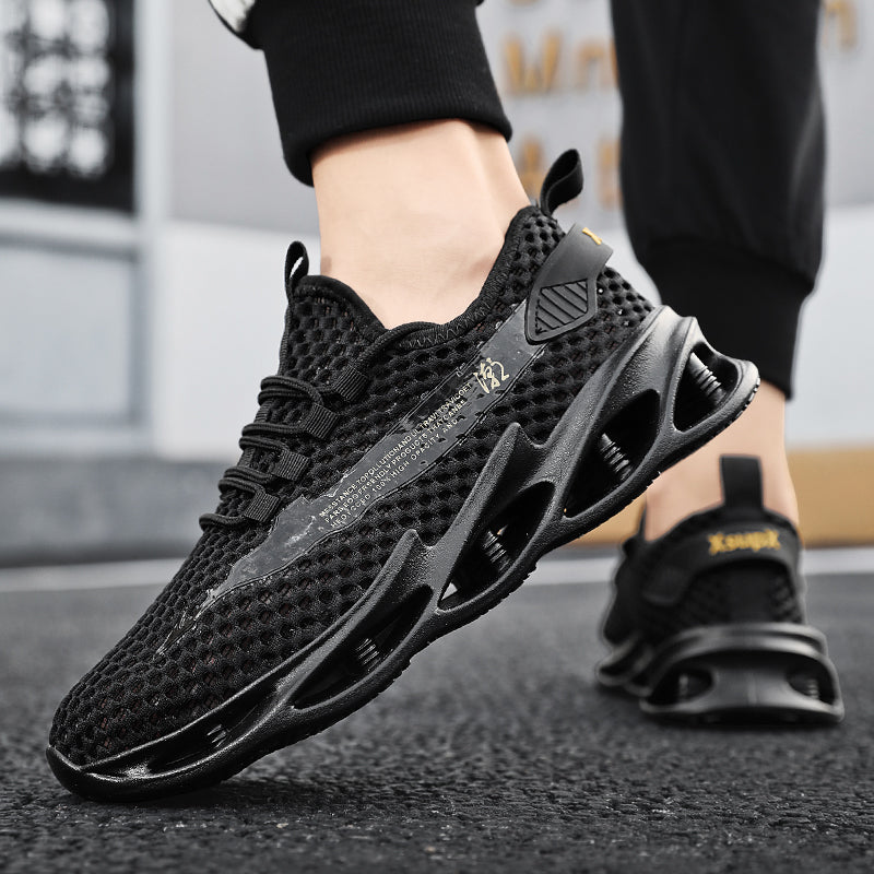 Men Shoes Summer 2023 New Breathable Mesh Hollow Tennis Shoes Man Running Sneakers Casual Sports Walking Shoes Tenis Masculino