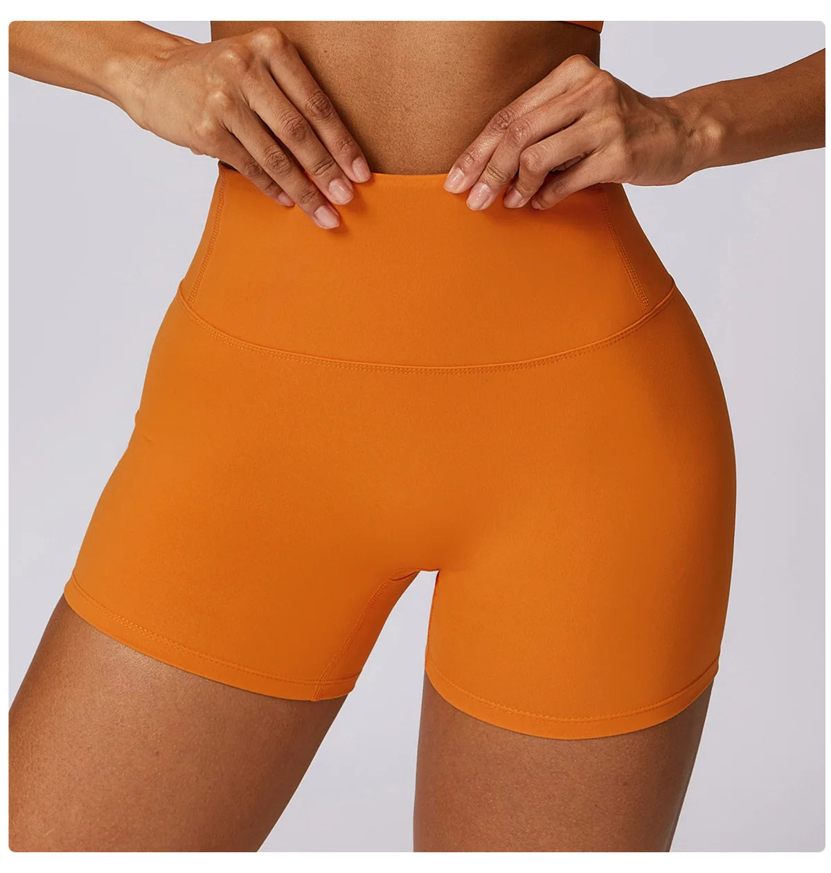 High Waist Workout Shorts Gym Wear Woman Fitness Outfits Yoga Pants Women Soft Workout Tights Spandex Solid Seamless Shorts