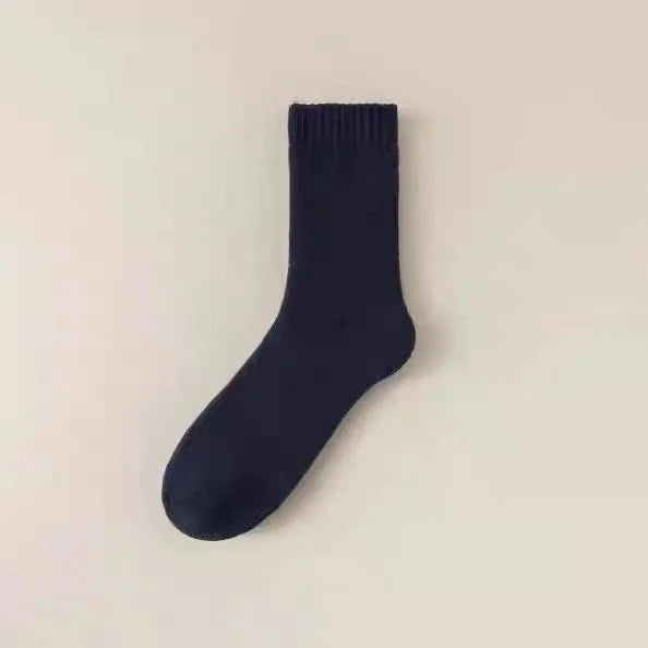 Winter Thermal Socks for Men Thickened Fleece Lined Long Socks Cashmere Feel Heat Retention Cold Weather Warm Sock Outdoor Sking