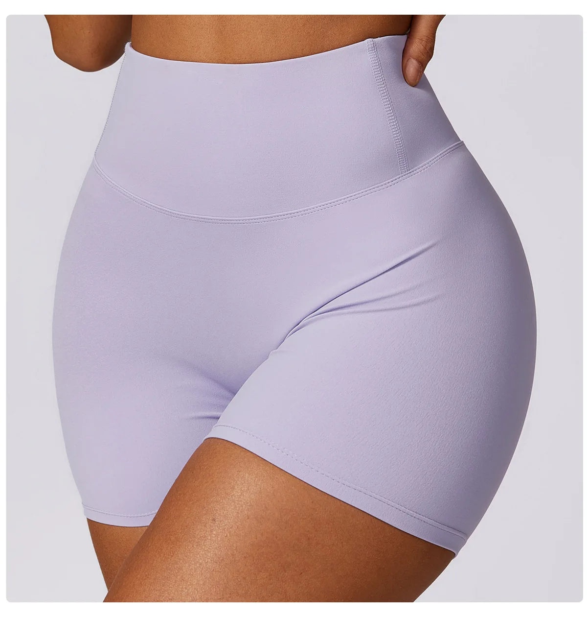 High Waist Workout Shorts Gym Wear Woman Fitness Outfits Yoga Pants Women Soft Workout Tights Spandex Solid Seamless Shorts
