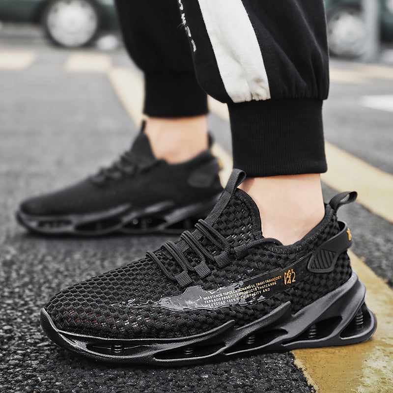 Men Shoes Summer 2023 New Breathable Mesh Hollow Tennis Shoes Man Running Sneakers Casual Sports Walking Shoes Tenis Masculino