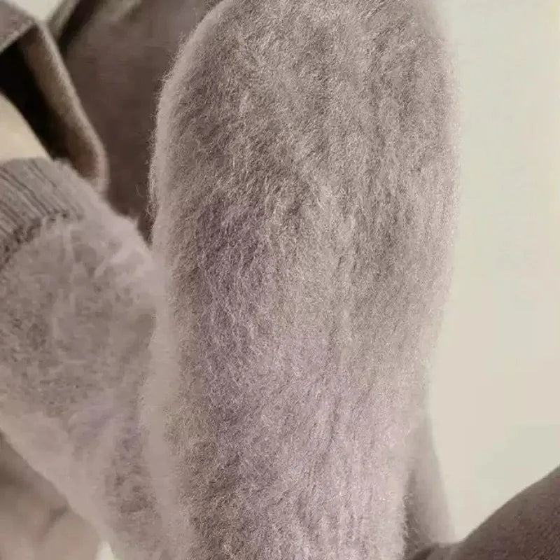 Winter Thermal Socks for Men Thickened Fleece Lined Long Socks Cashmere Feel Heat Retention Cold Weather Warm Sock Outdoor Sking
