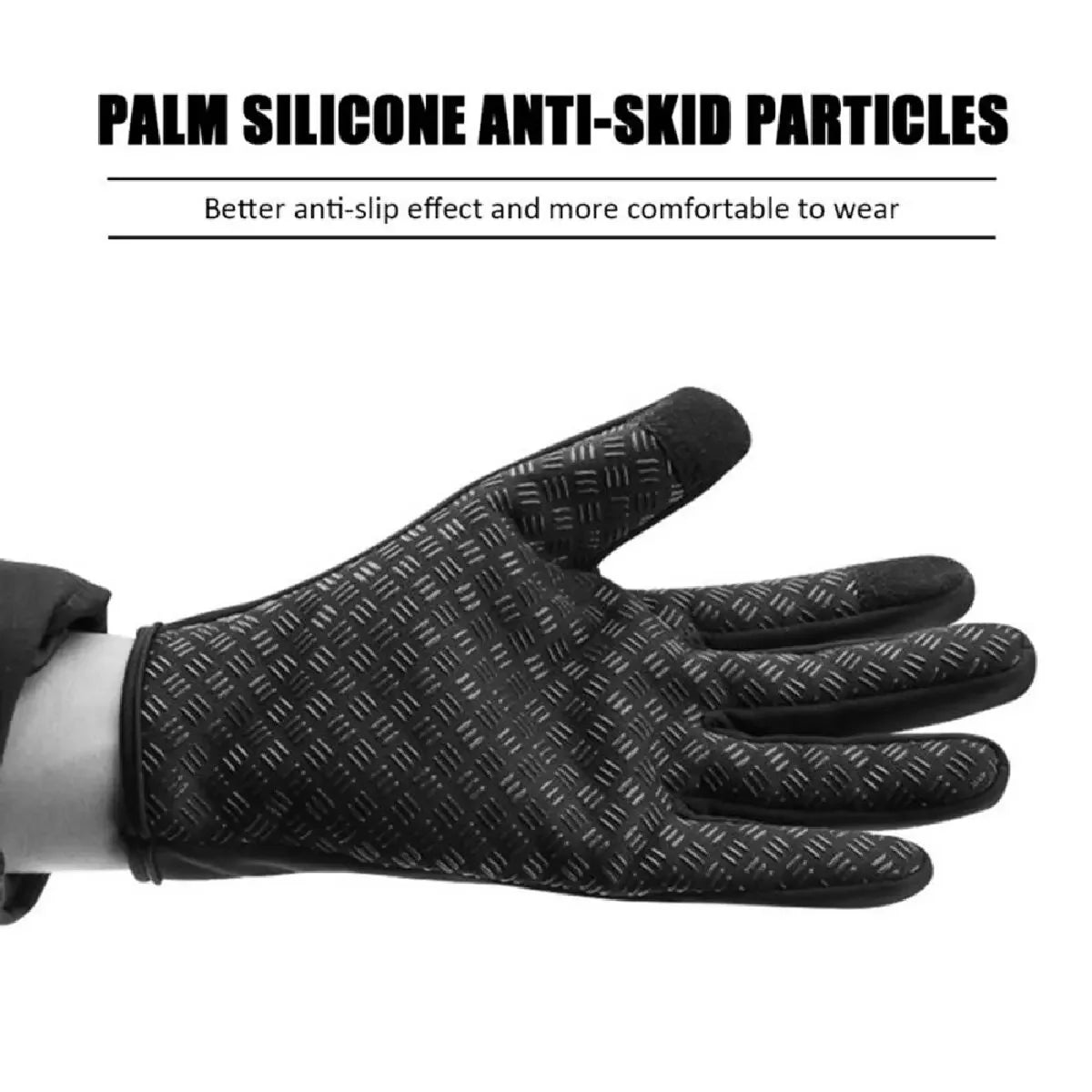 Winter Gloves For Men Women Touchscreen Warm Outdoor Cycling Driving Motorcycle Cold Gloves Windproof Non Slip Gloves