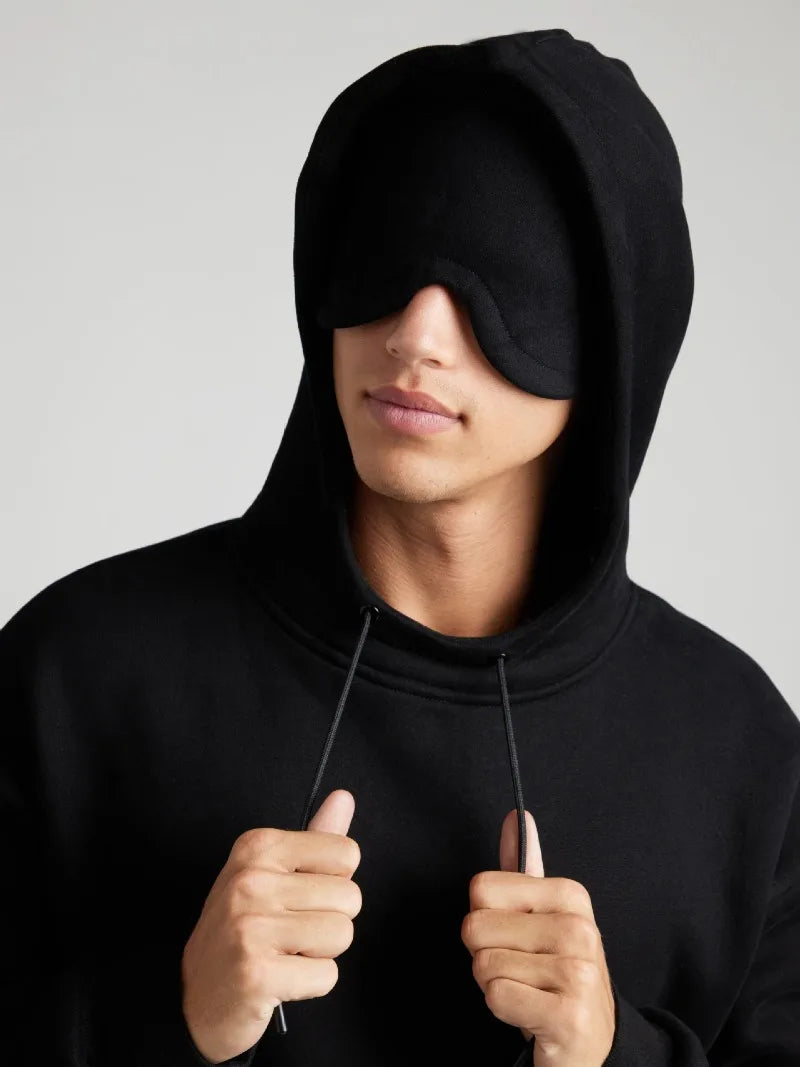 Fitness Workout Outfits Autumn Winter Women Tracksuit Sport Pocket Sweatshirt Hoodies with Eye Patch Sweatpants Two Piece Set
