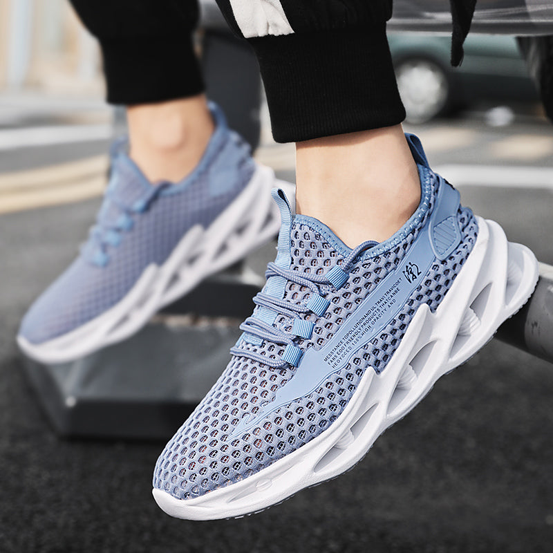 Men Shoes Summer 2023 New Breathable Mesh Hollow Tennis Shoes Man Running Sneakers Casual Sports Walking Shoes Tenis Masculino