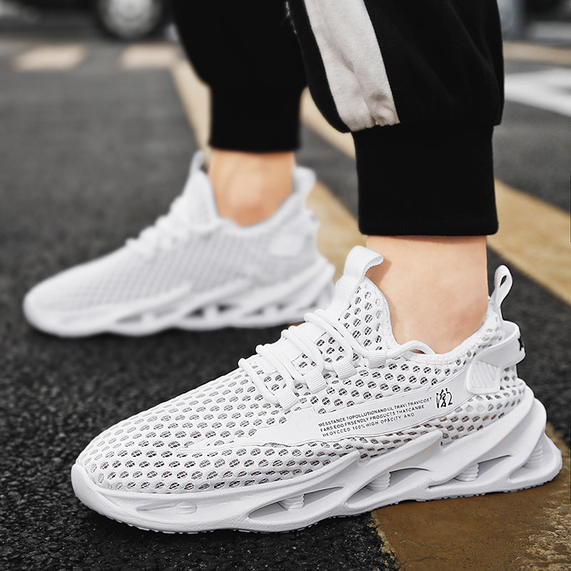 Men Shoes Summer 2023 New Breathable Mesh Hollow Tennis Shoes Man Running Sneakers Casual Sports Walking Shoes Tenis Masculino