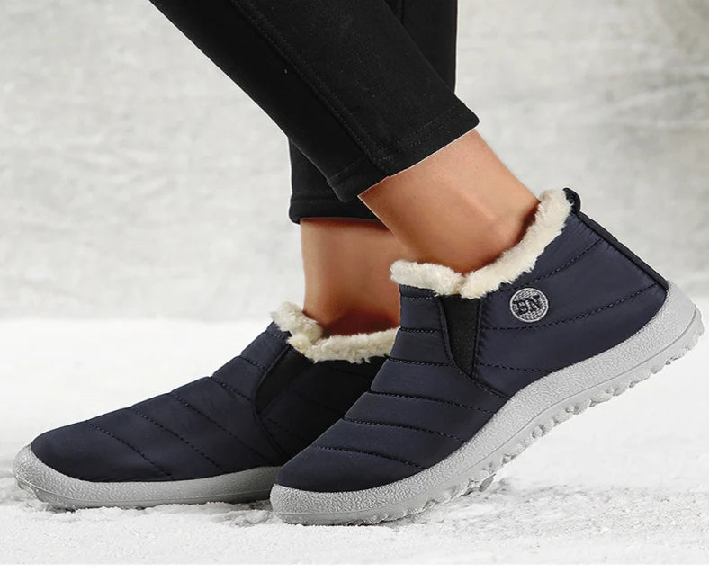 Men Boots Classics Waterproof Snow Boots For Winter Shoes Men's Black Fur Boots Ankle Winter Footwear Casual Botas Para Hombre