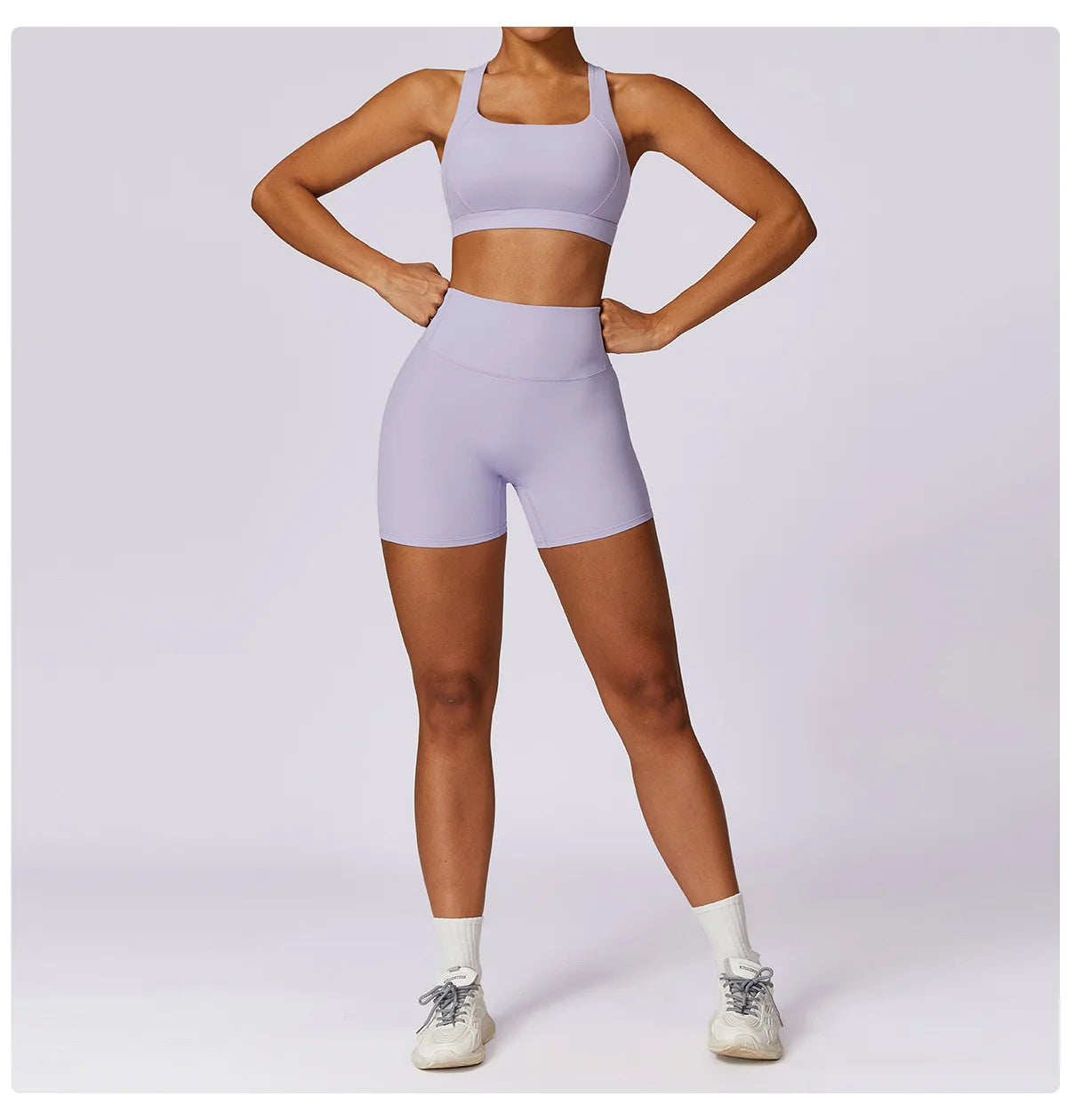 High Waist Workout Shorts Gym Wear Woman Fitness Outfits Yoga Pants Women Soft Workout Tights Spandex Solid Seamless Shorts