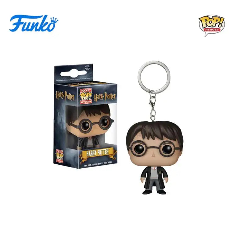 FUNKO POP Classic Film characters Dumbledore Harry Potter Lord Voldemort Hermione Toy Figures Collection Model Toys Key Chain