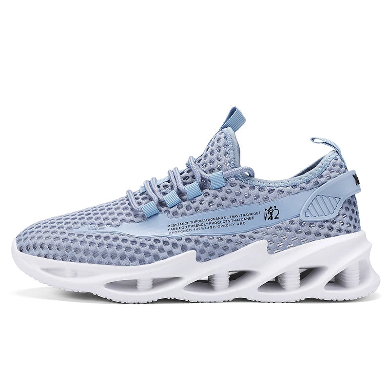 Men Shoes Summer 2023 New Breathable Mesh Hollow Tennis Shoes Man Running Sneakers Casual Sports Walking Shoes Tenis Masculino