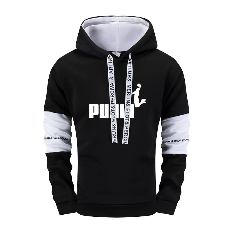 Fall Winter Daily Casual Sporty Jogger Set Urban Fashion Hoodie Sportswear 2025 New Men's Tracksuit Hooded Sweatshirt Sweatpants
