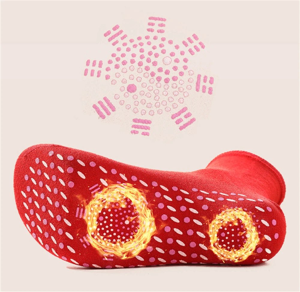 Winter Warm Magnetic Socks for Men and Women, Self-Heating Massage Therapy Comfortable Socks