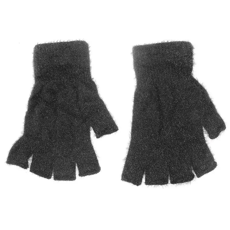 Children's Hat Scarf Gloves Suit Wool Monochrome Fried Dough Twists Warm Three Piece Children's Hat Scarf Gloves Suit