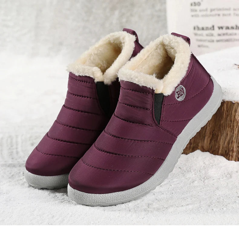 Men Boots Classics Waterproof Snow Boots For Winter Shoes Men's Black Fur Boots Ankle Winter Footwear Casual Botas Para Hombre