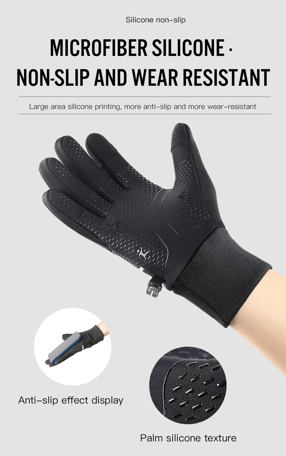 Winter Cycling Gloves for Men Women Warm Biking Glove for Riding Bicycle Gloves Waterproof Touchscreen Accessories Hiking Gloves
