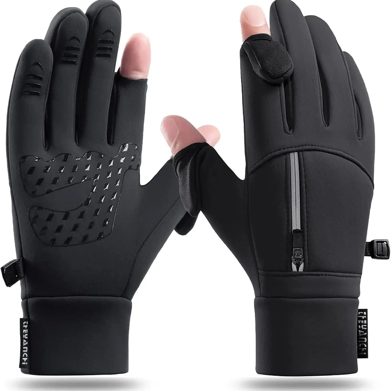 Winter Gloves for Men Women Touch Screen,Cold Weather Thermal Sport Gloves for Fishing Running Cycling Driving, Warm Windproof