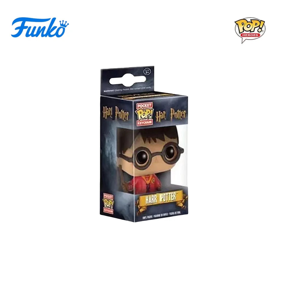 FUNKO POP Classic Film characters Dumbledore Harry Potter Lord Voldemort Hermione Toy Figures Collection Model Toys Key Chain