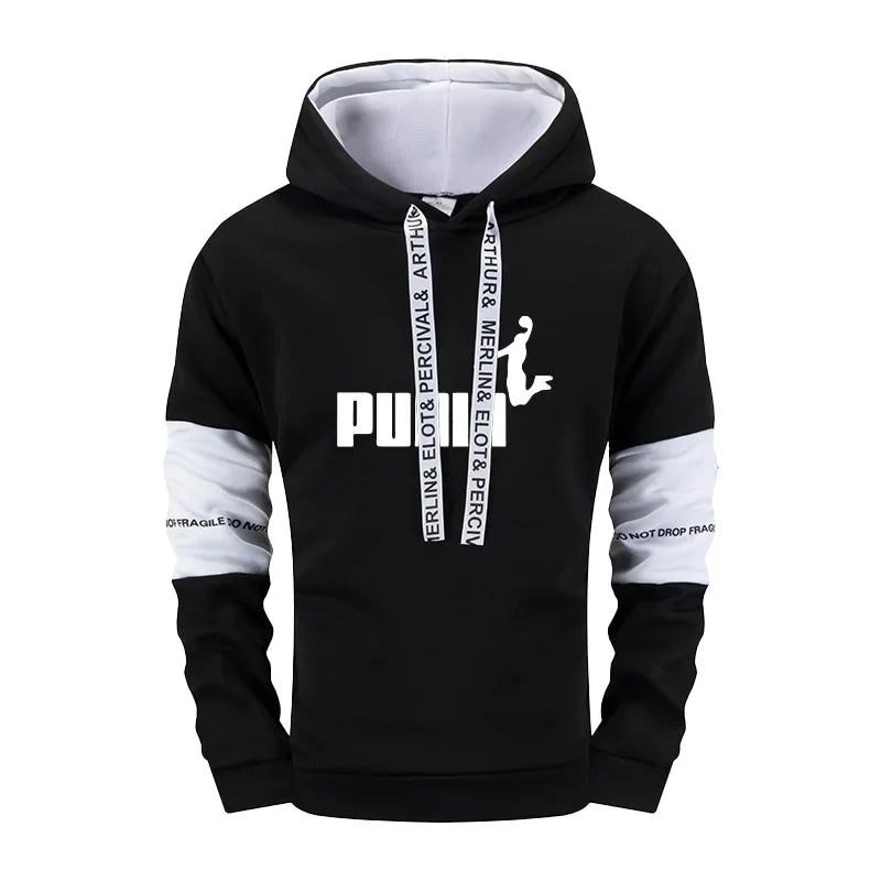 Fall Winter Daily Casual Sporty Jogger Set Urban Fashion Hoodie Sportswear 2025 New Men's Tracksuit Hooded Sweatshirt Sweatpants